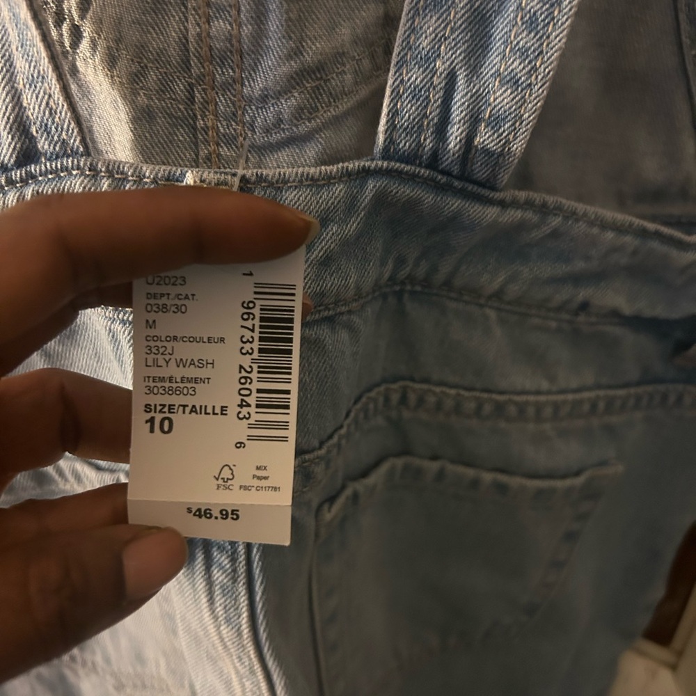 Old Navy Lily Wash Denim Overalls
